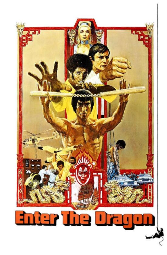 Bruce Lee - Enter The Dragon - Poster Art