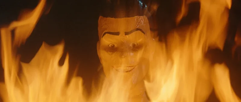 Don't Look Away - Mannequin in Flames