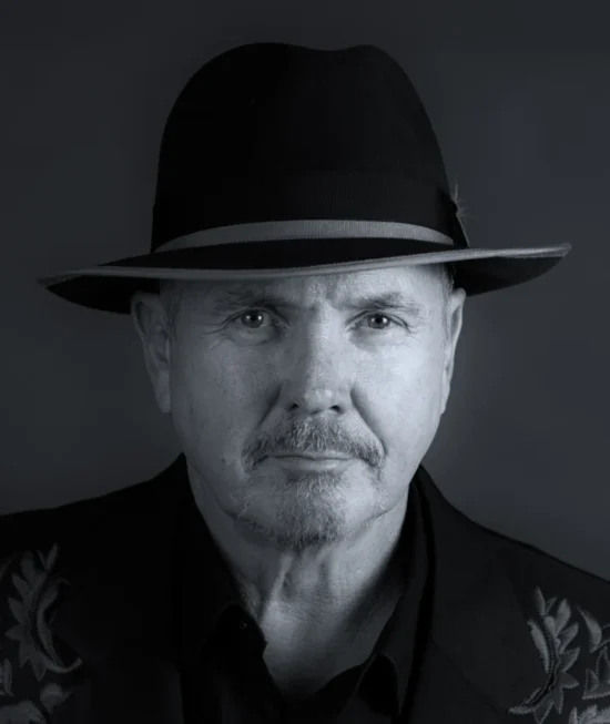 Alan Fletcher in Hat - Portrait Shot