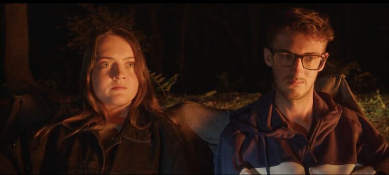 Peter Tilley portrays ‘Aaron’, whilst Olivia Bennett plays ‘Lauren’