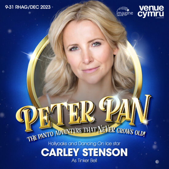 Carley Stenson in Peter Pan at Venue Cymru 2024