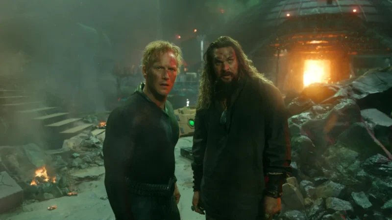 (L-r) PATRICK WILSON as Orm and JASON MOMOA as Aquaman in Warner Bros. Pictures’ action adventure “Aquaman and the Lost Kingdom,” a Warner Bros. Pictures release.