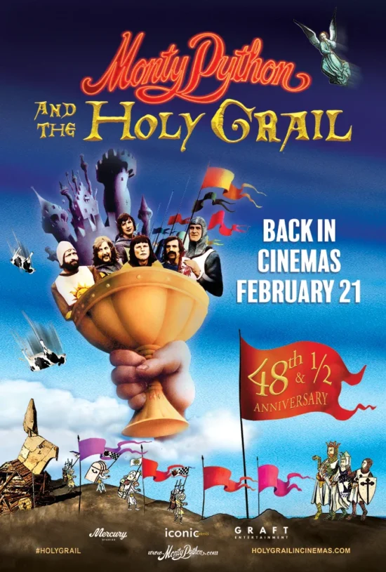 Monty Python and the Holy Grail Poster Art 2024