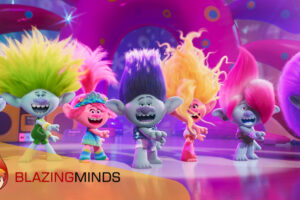 Trolls Band Together dances and sings to Number 1 on the Official Film Chart