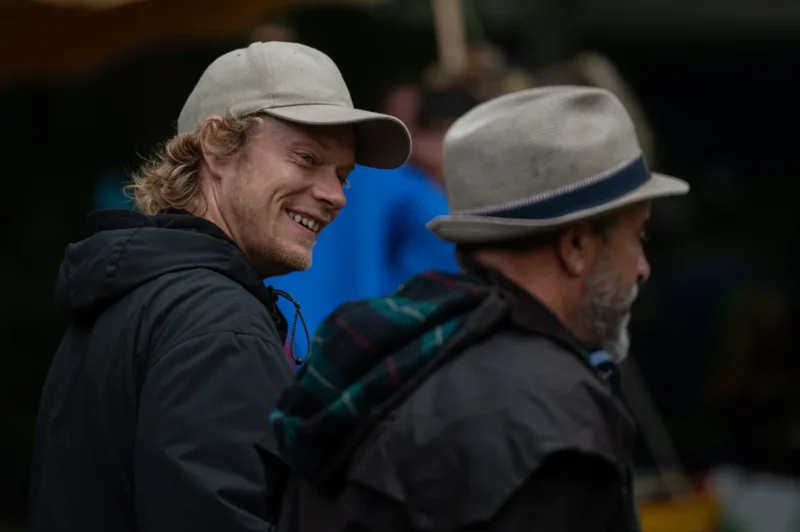 Alfie Allen with Kevin Allen (Director) La Cha Cha