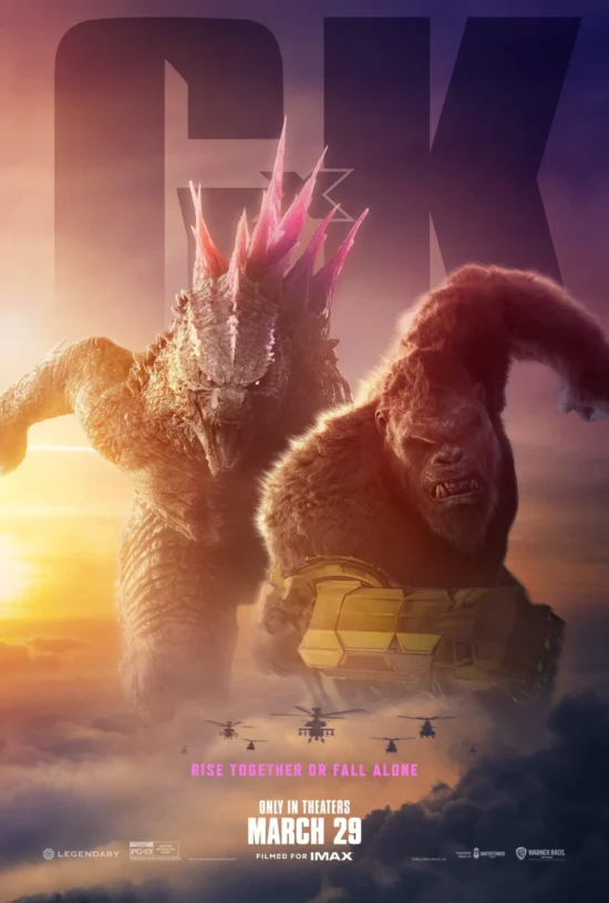 Godzilla x Kong: The New Empire IMAX 3D Poster Art