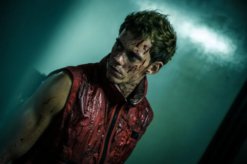 Bill Skarsgard in Boy Kills World (Signature Entertainment)