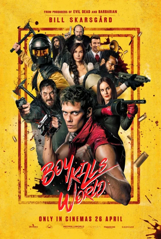 Boy Kills World UK Theatrical One Sheet (Signature Entertainment)