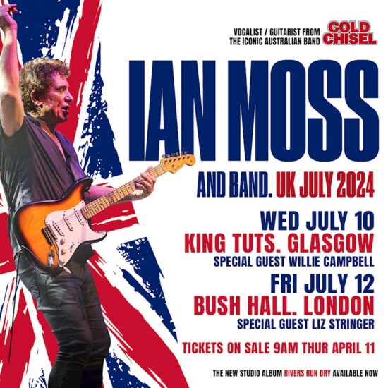 Ian Moss UK Gig Poster