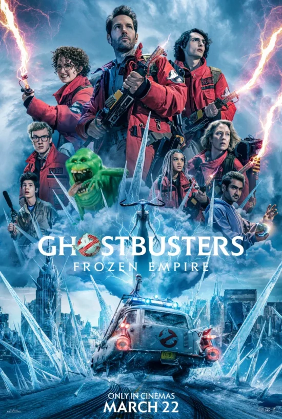 Ghostbusters Frozen Empire Review - Poster Art
