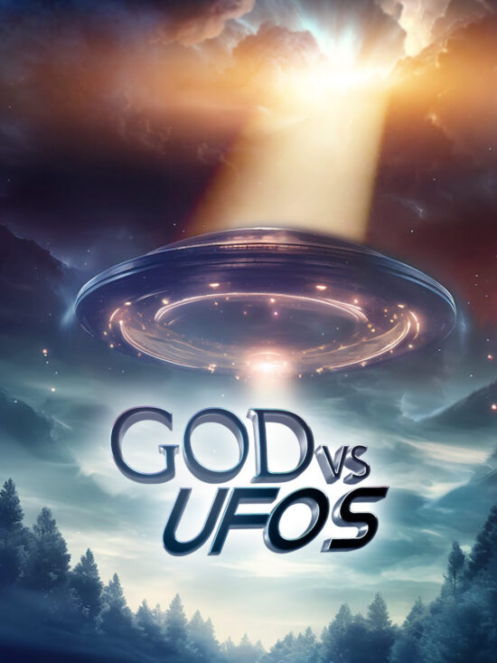 God Vs UFOs Poster Art