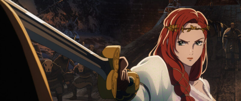 HÉRA voiced by GAIA WISE in New Line Cinema’s and Warner Bros. Animation’s epic anime adventure “THE LORD OF THE RINGS: THE WAR OF THE ROHIRRIM,” a Warner Bros. Pictures release.