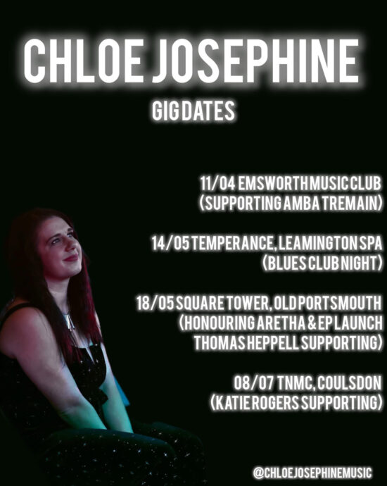 Chloe Josephine Announces 2025 UK Tour Dates