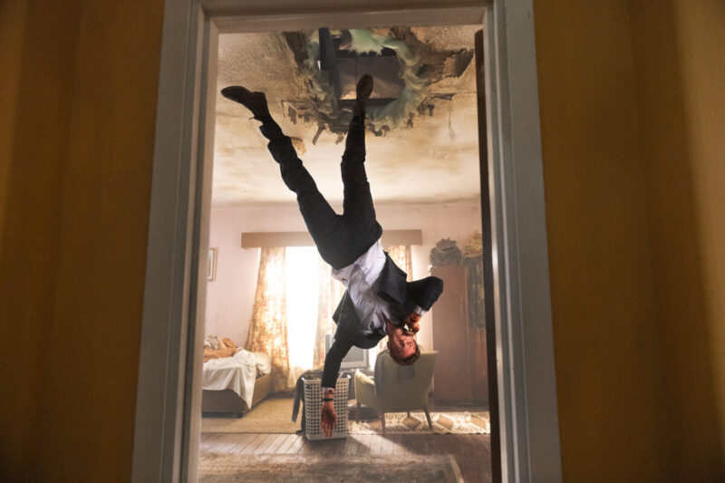 Jack Quaid as “Nate" in Novocaine from Paramount Pictures.
