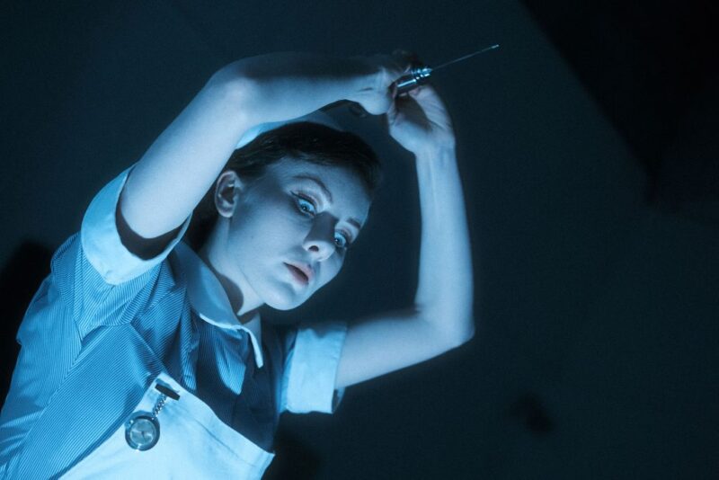 Actress Megan Tremethick as Nurse Charlotte