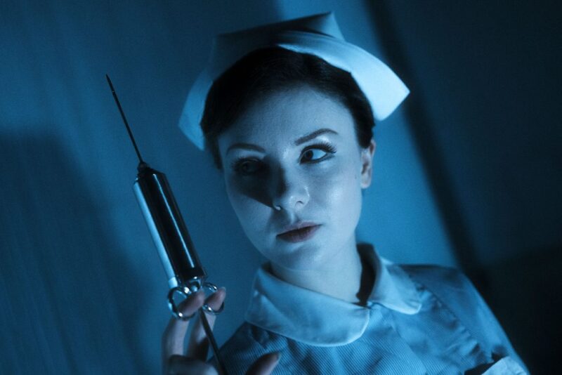 Actress Megan Tremethick as Nurse Charlotte