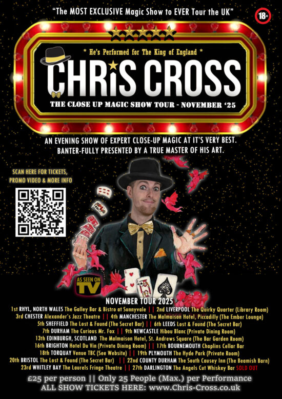 CHRIS CROSS - TOUR POSTER - November 2025