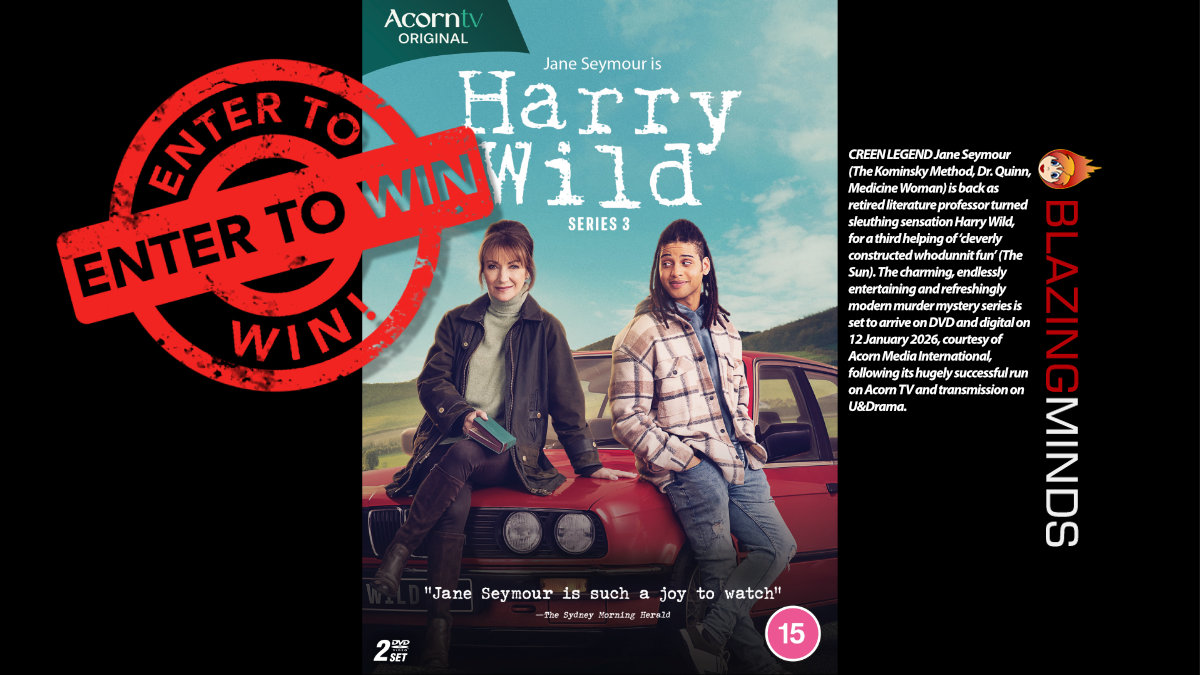 Win a Harry Wild Series 3 DVD Starring Jane Seymour • Blazing Minds